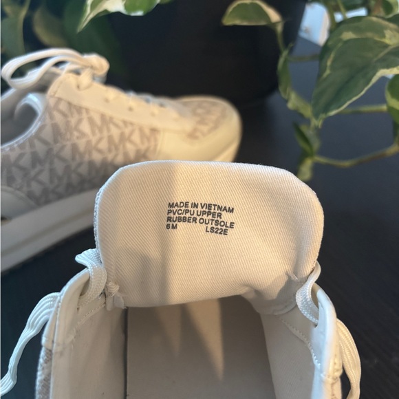 Michael Kors Beige and Gold Women's Sneakers - Picture 5 of 5